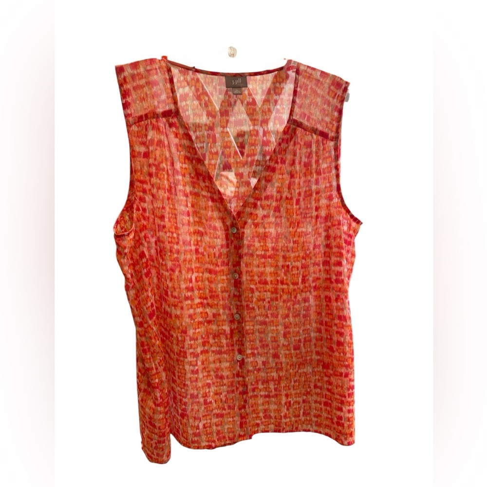 J. Jill Multicolor Sleeveless Blouse